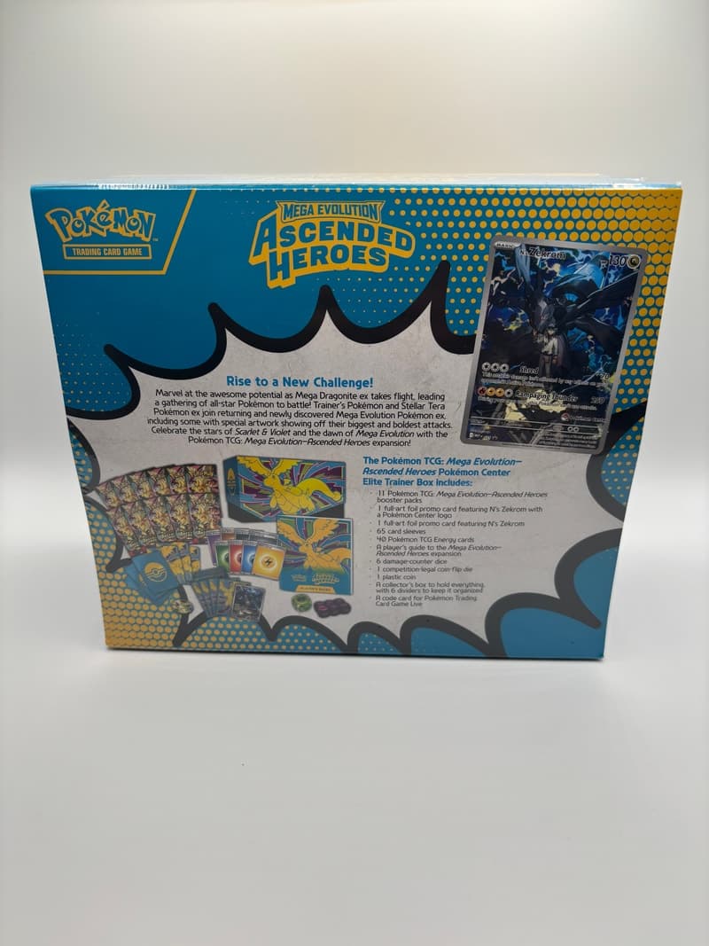 Mega Evolution Ascended Heroes Pokémon Center Elite Trainer Box view 3