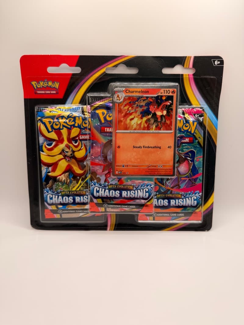 Mega Evolution Chaos Rising 3-Pack Blister