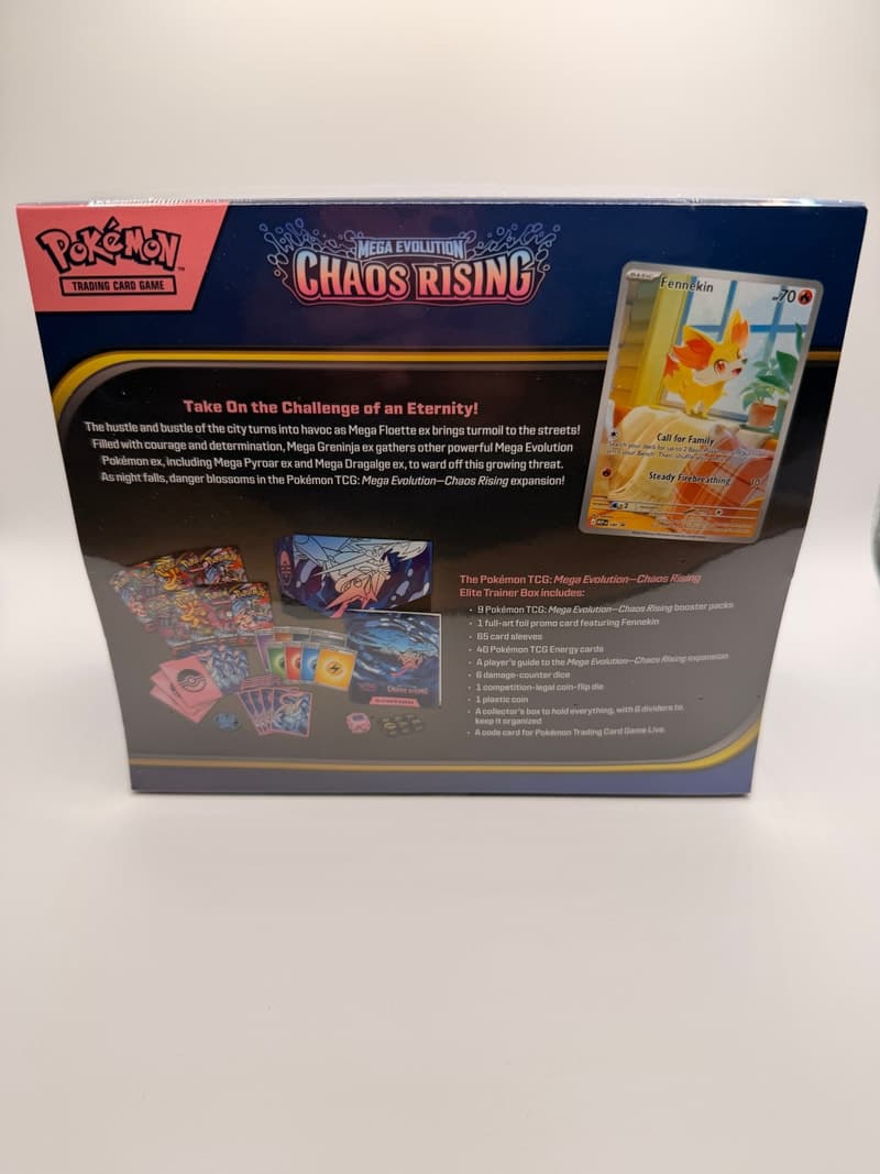 Mega Evolution Chaos Rising Elite Trainer Box view 2