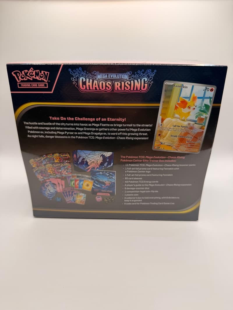 Mega Evolution Chaos Rising Pokémon Center Elite Trainer Box view 2
