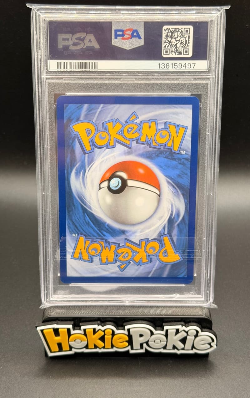 Gengar ex, PSA 10 graded, card 193 of 162 from the 2024 Temporal Forces Pokémon TCG set. Back of the graded slab.