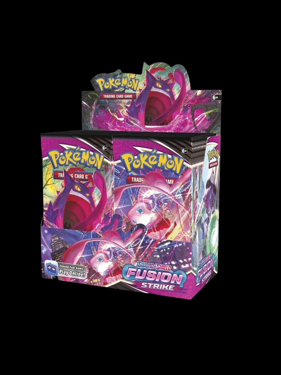 Fusion Strike Booster Box, sealed Pokémon TCG product from the Sword & Shield set.