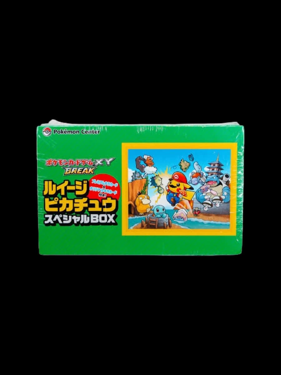 Luigi Pikachu Special Box, sealed Pokémon TCG product from the 2016 XY BREAK (Japanese) set.