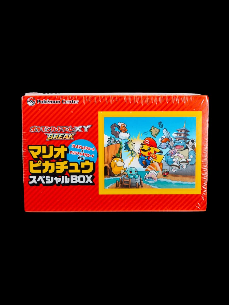 Mario Pikachu Special Box, sealed Pokémon TCG product from the 2016 XY BREAK (Japanese) set.