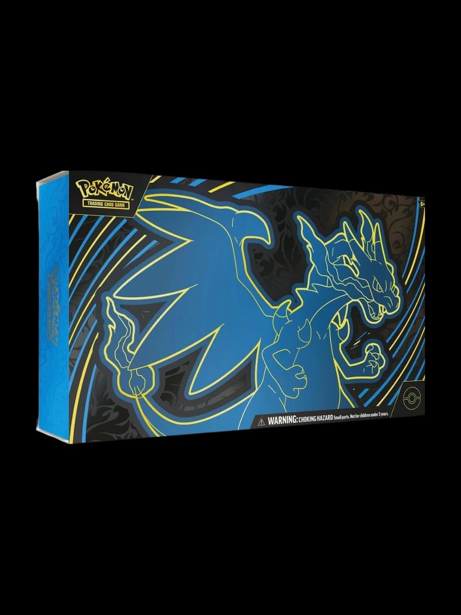 Mega Charizard X Ultra-Premium Collection, sealed Pokémon TCG product from the 2025 Mega Evolution set.