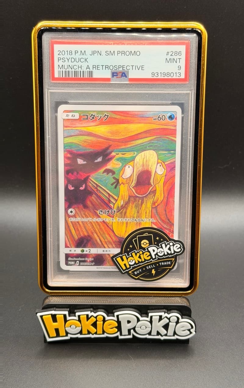 Psyduck, PSA 9 graded, card 286 / SM-P from the Munch: A Retrospective (Japanese) Pokémon TCG set.