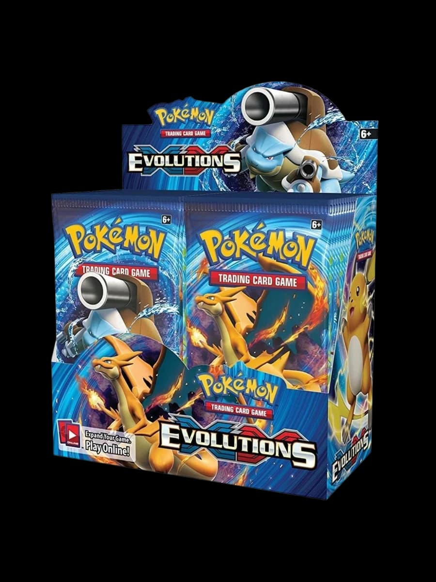 XY Evolutions Booster Box, sealed Pokémon TCG product from the 2016 XY Evolutions set.